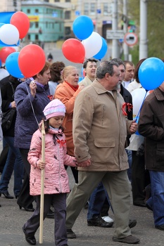 1 Мая 2012, Эстафета и Парад, г. Иваново